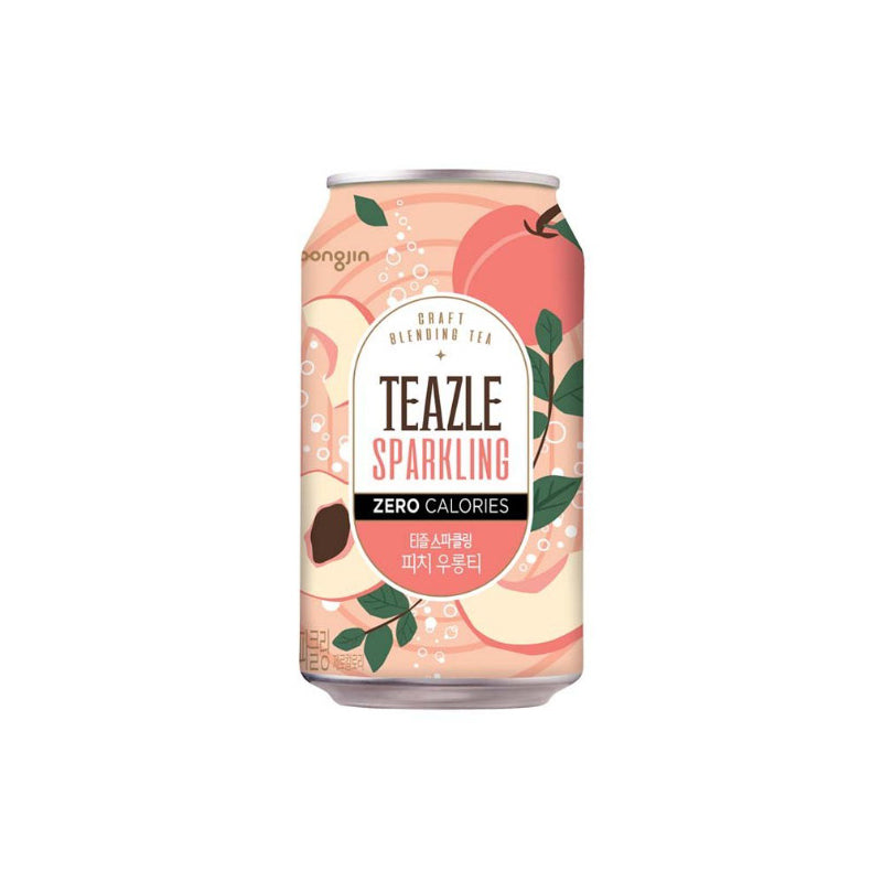 Teazle Sparkling Peach & Oolong Tea 340ML – Shilla Webshop