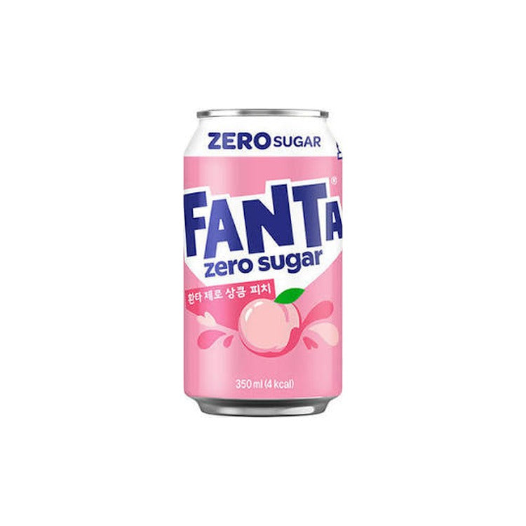 Fanta Zero Perzik Frisdrank 350ml