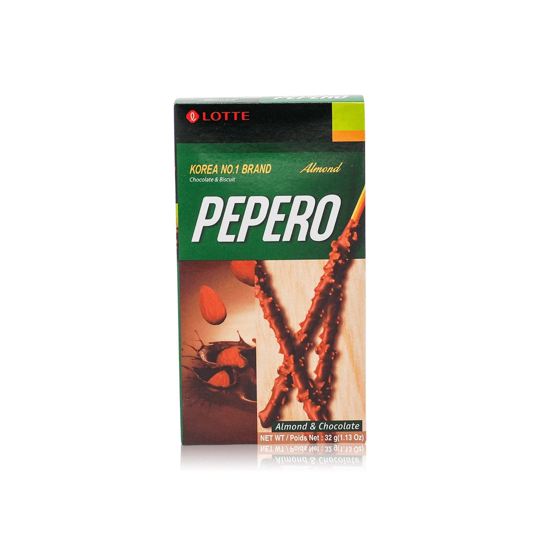 Lotte Pepero Almond Biscuit Sticks 32g