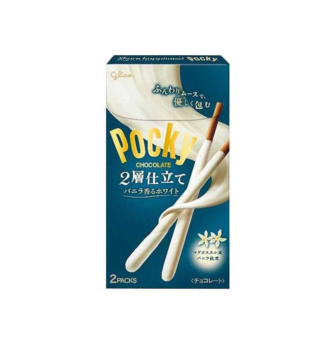 Pocky White Double Coating Vanilla & Milk 52.2G