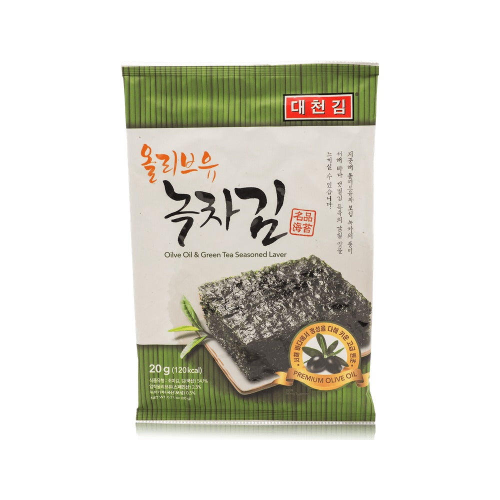 Olive Oil Seasoned Seaweed Sheet 20G
