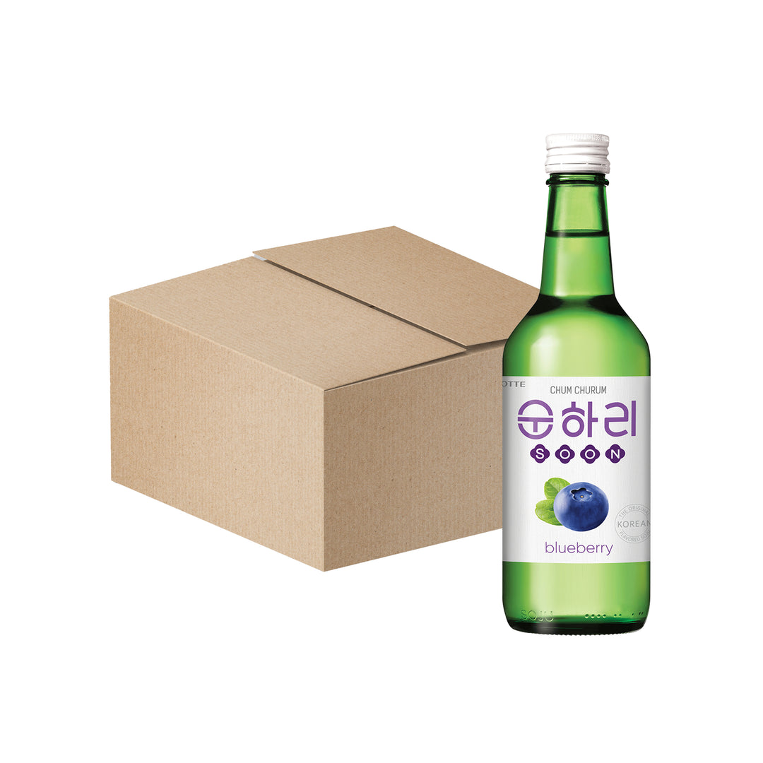 Soonhari Soju Blueberry 350ML 12% (Box) 20PC