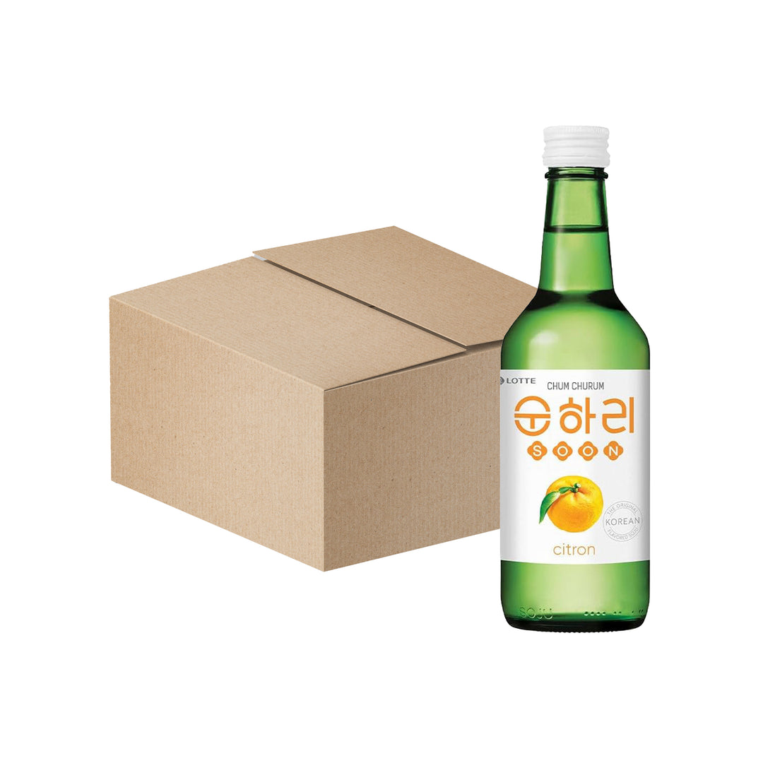 Soonhari Soju Citron (Yuza) 350ML 12% (Box) 20PC