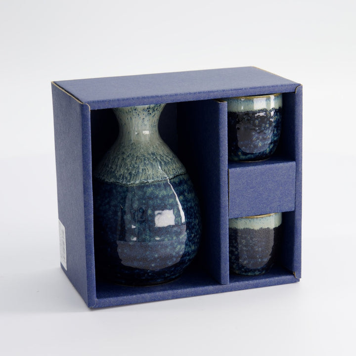 Sake Set 1:2 Namako Unofu 8x12.5cm + 4.5x4.5cm (300ml +50ml) 3pcs