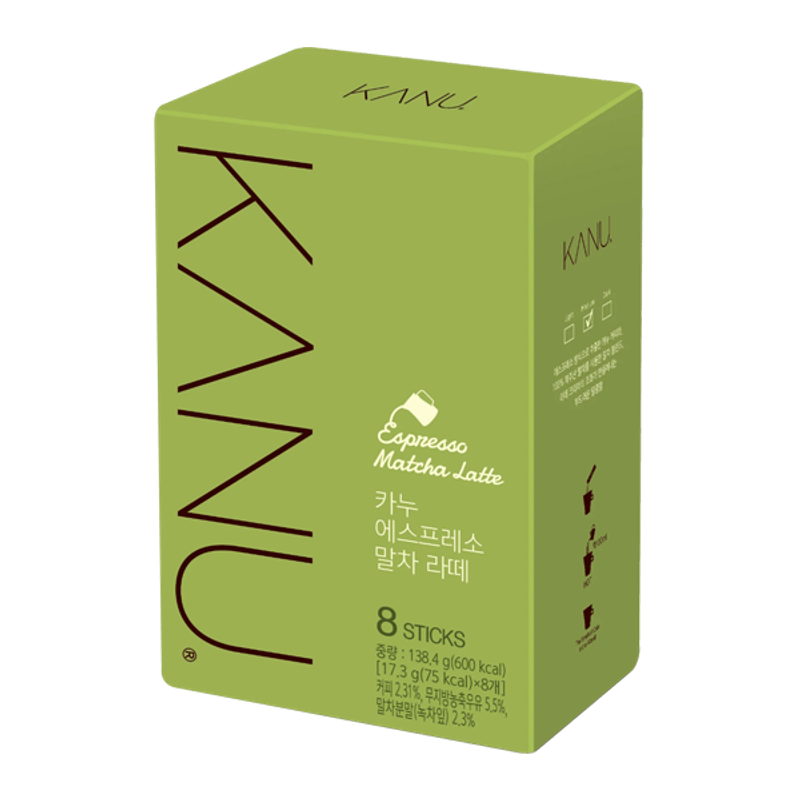 Dongseo Kanu Espresso Matcha Latte Sticks 138.4g (8T)