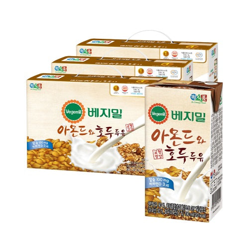 Vegemil Almond and Walnut Soy Milk Drink 180ml