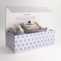 Nippon Blue Tea Giftset Dots 0.8lt w/ 4 Cups Lines-Star-Dots-Wave