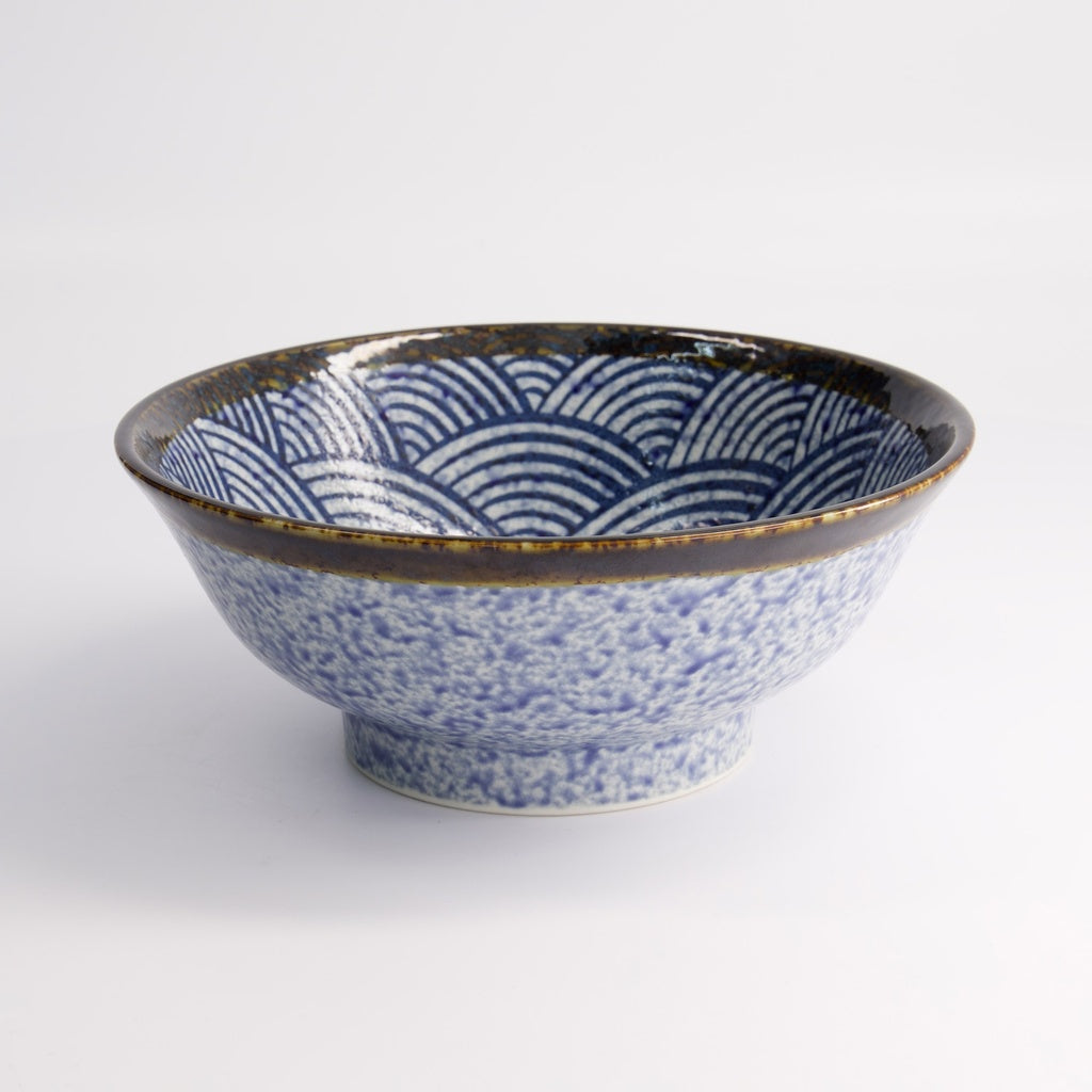 Aisai Seigaiha Ramen Bowl 21.5x9cm 1300ml