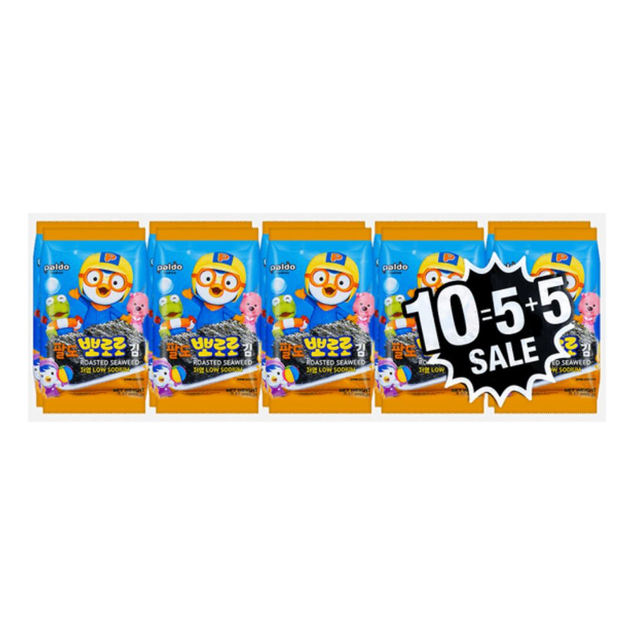 PALDO Pororo Roasted Seaweed 5G 10 Pack (NEW)