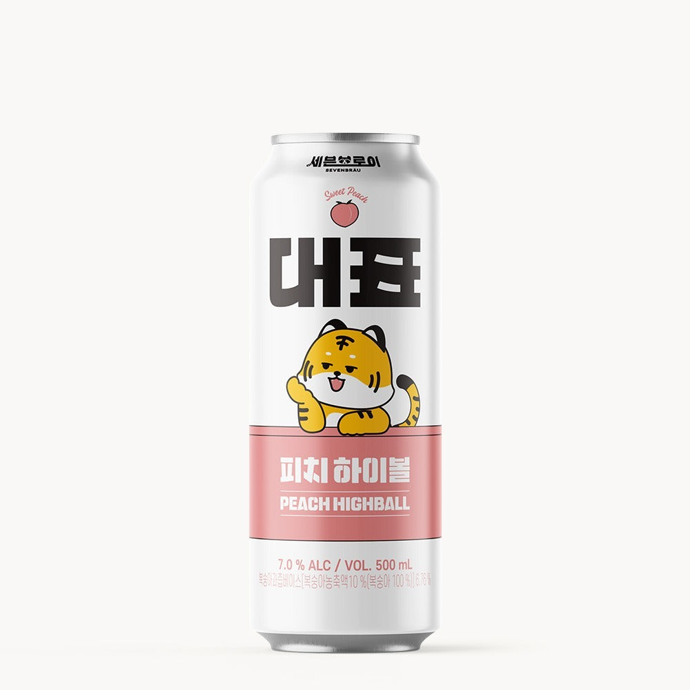 Peach Highball Can 500ML 7%