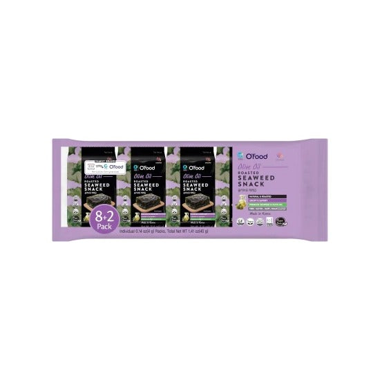 Olive Oil Seasoned Seaweed 10P 4G