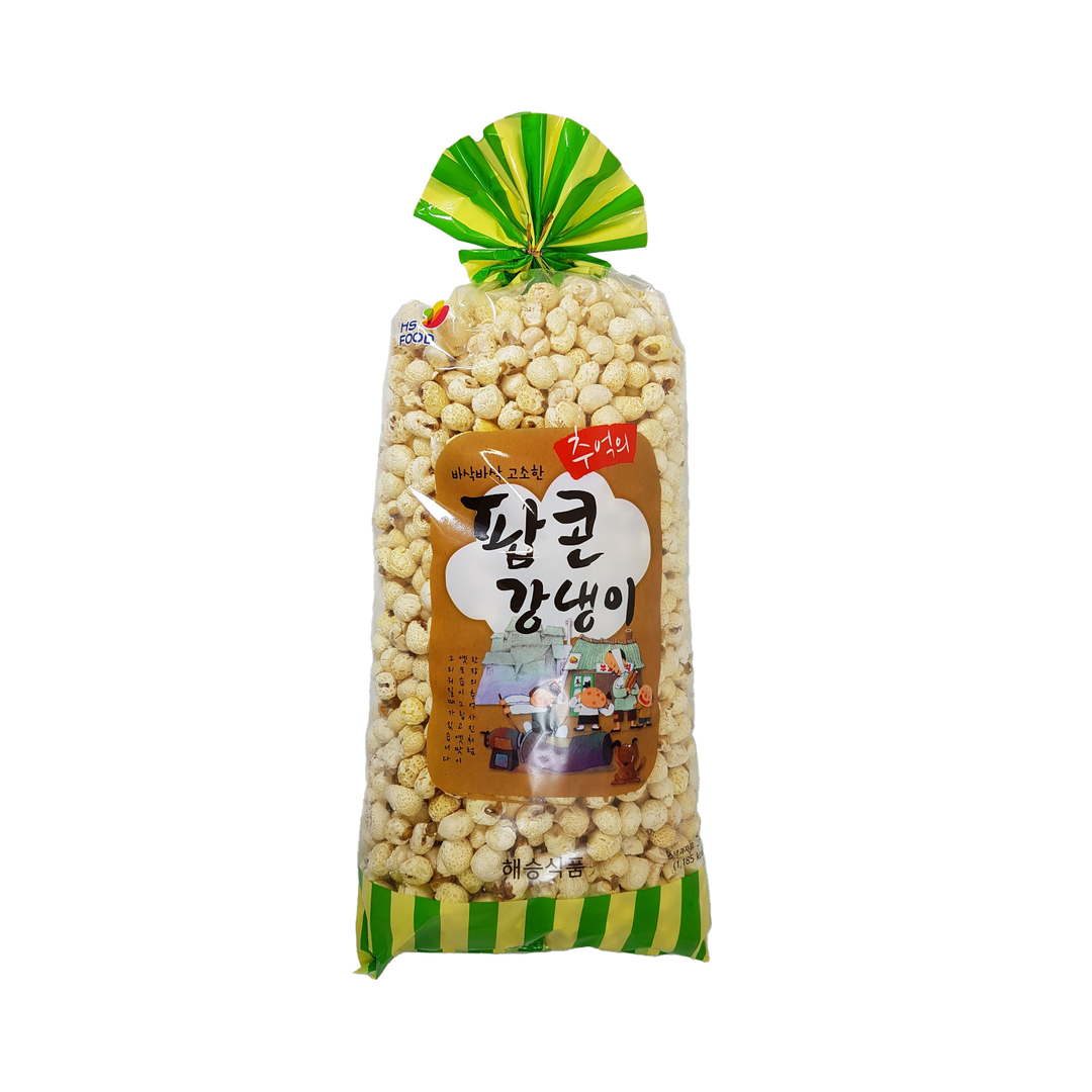 Haeseung Gangnaengi Korean Puffed Corn Snack 300g