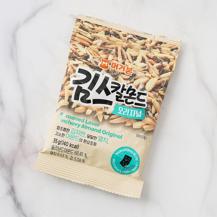 Murgerbon Seaweed Almond Snack 100g