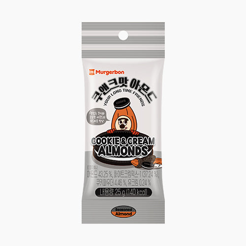 Meogeobon Cookies & Cream Almond Snack 25g