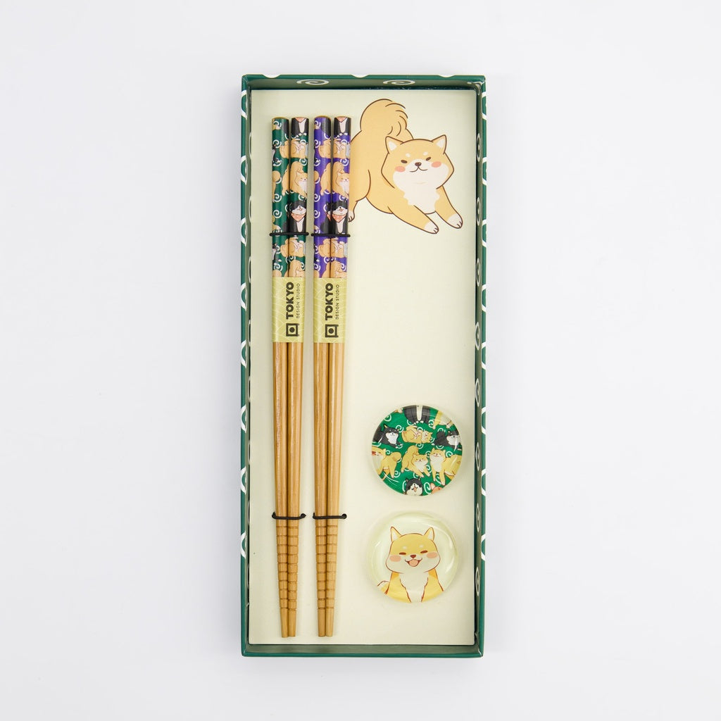 Chopstick Giftset/4 Shiba