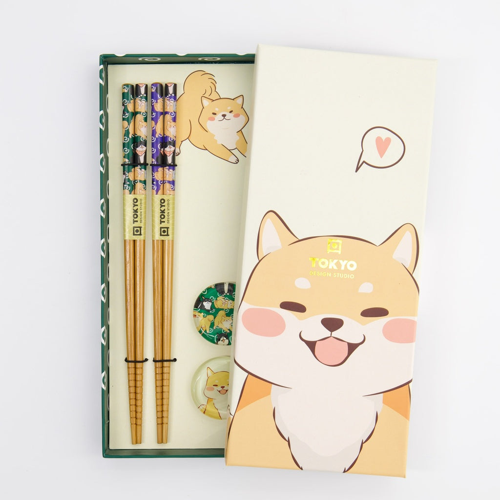 Chopstick Giftset/4 Shiba
