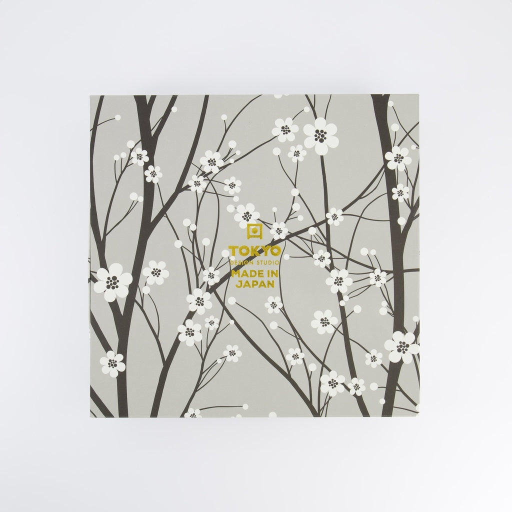 Sakura Bowl Giftset 4pcs 12.5x7cm 450ml Black