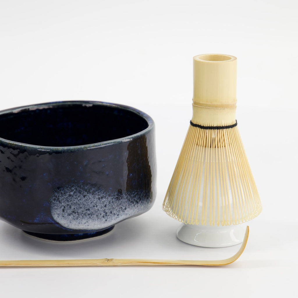 Matcha Giftset Blue Brush 12x7.5cm 4pcs