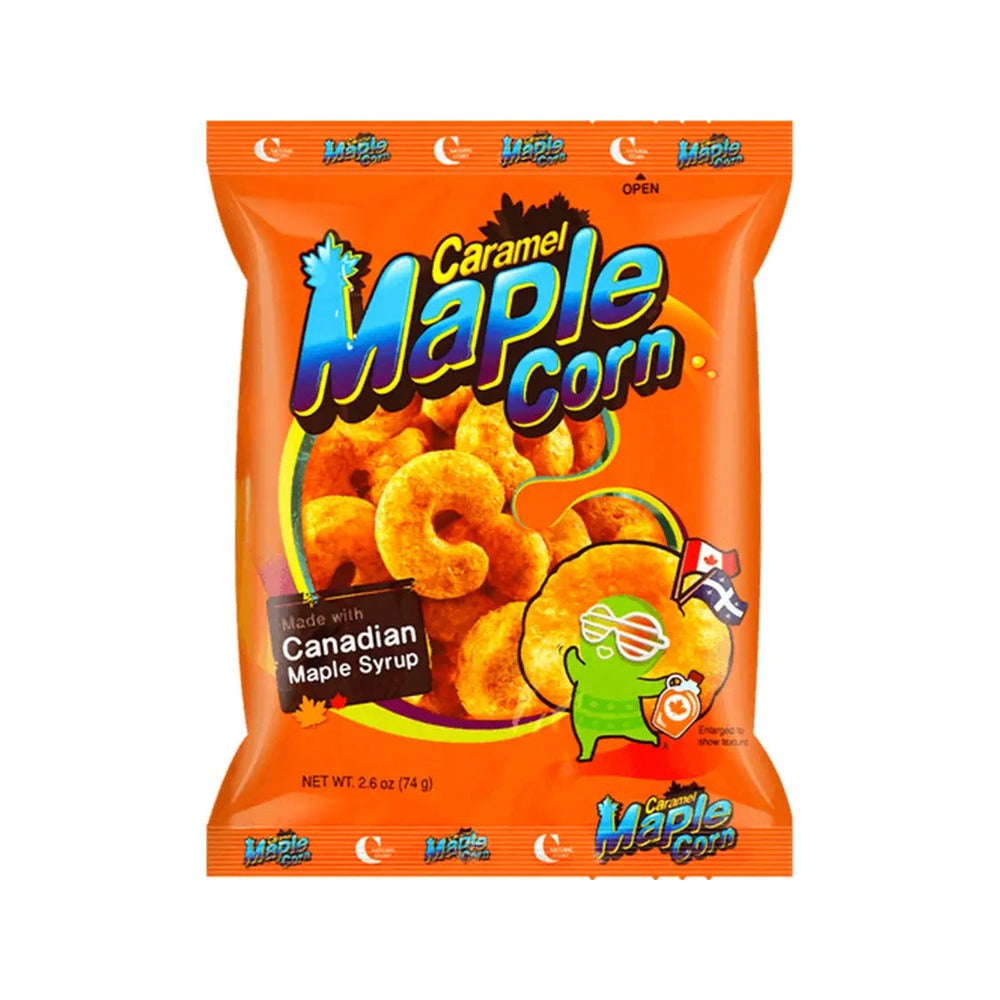 Crown Caramel Maple Corn Snack 74g