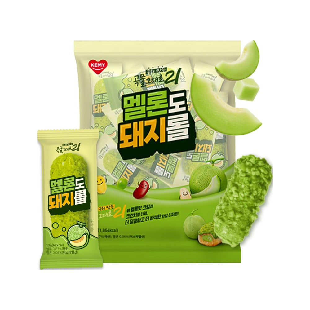KEMY Piggy Roll Grain Snack Melon 13g x30