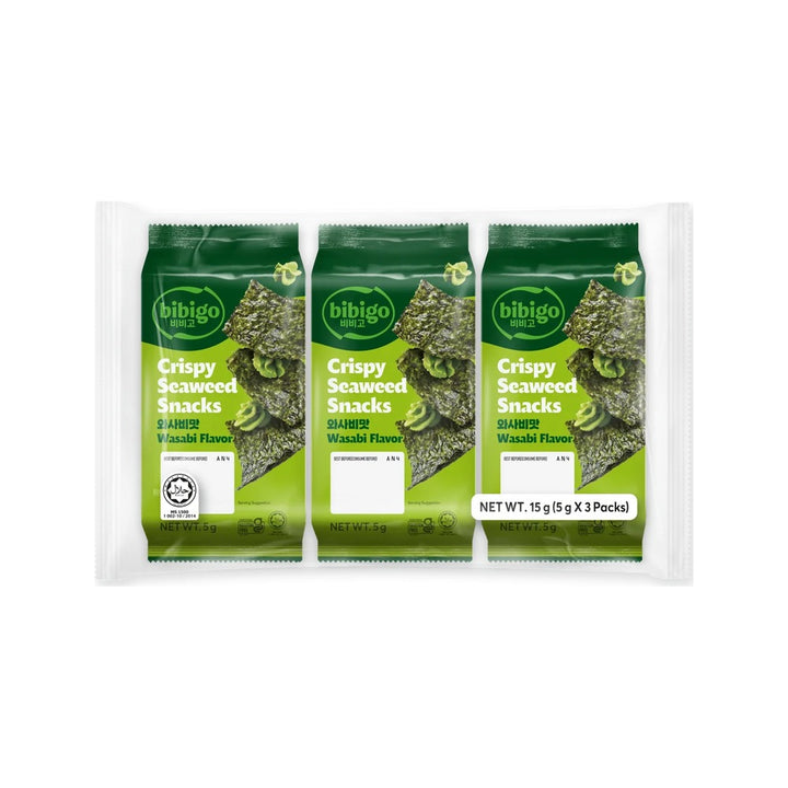 Crispy Seaweed Snack Wasabi 5G