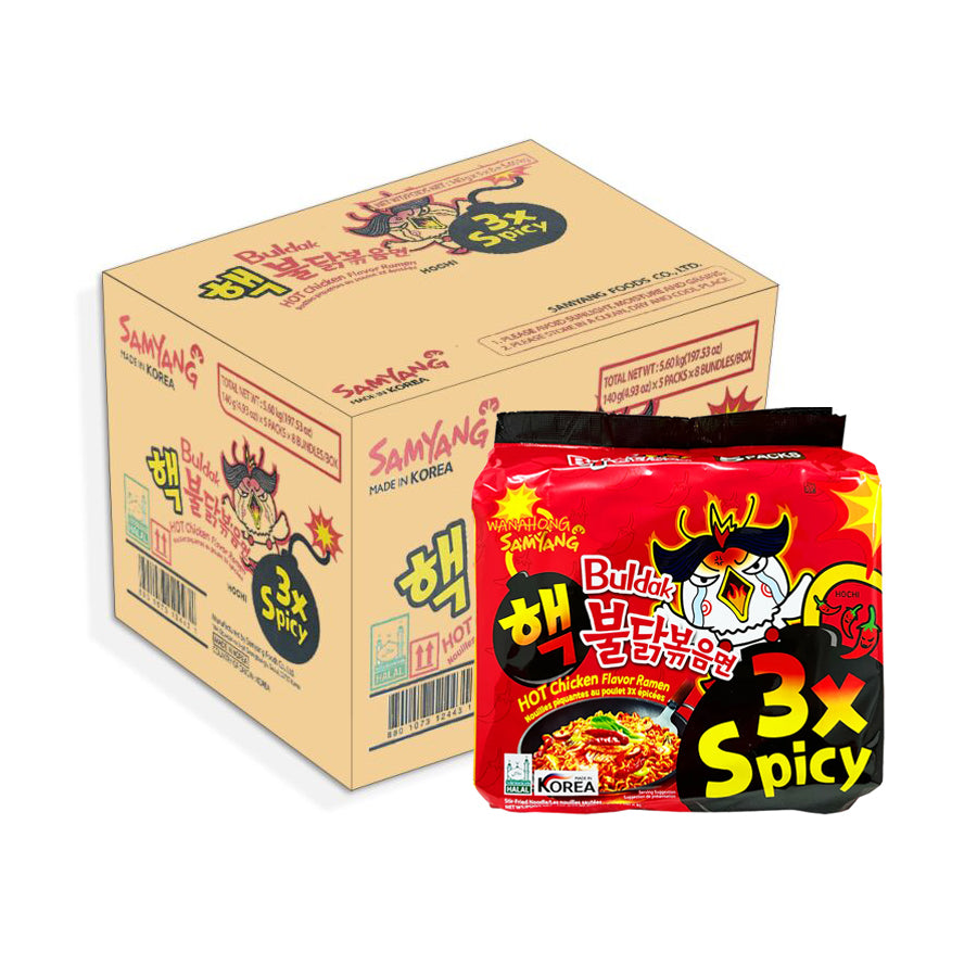 Buldak 3x Spicy 140G MP [e] (Box) 8 Multipacks