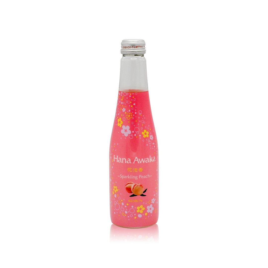 Hana Awaka Perzik Mousserende Sake 250 ml 7%