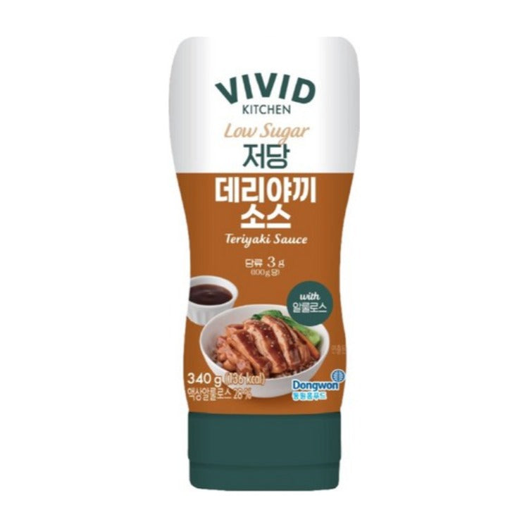 VIVID suikervrije teriyakisaus 340 g