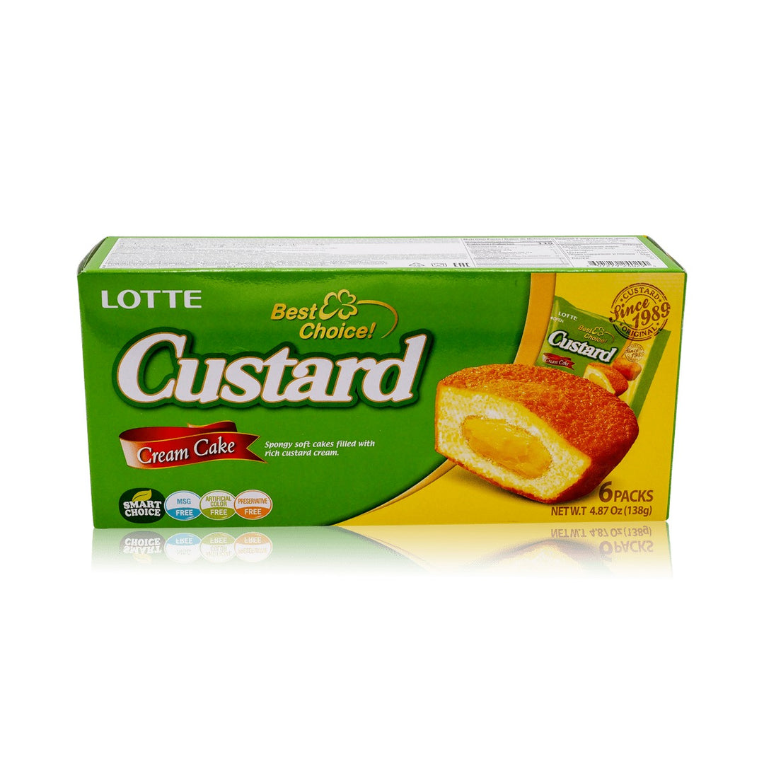 Lotte Custard Cake Pies 6-Pack 138g