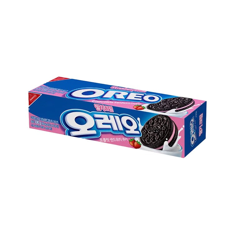 Dongsuh Oreo-sandwichkoekjes met aardbeiencrème 100 g