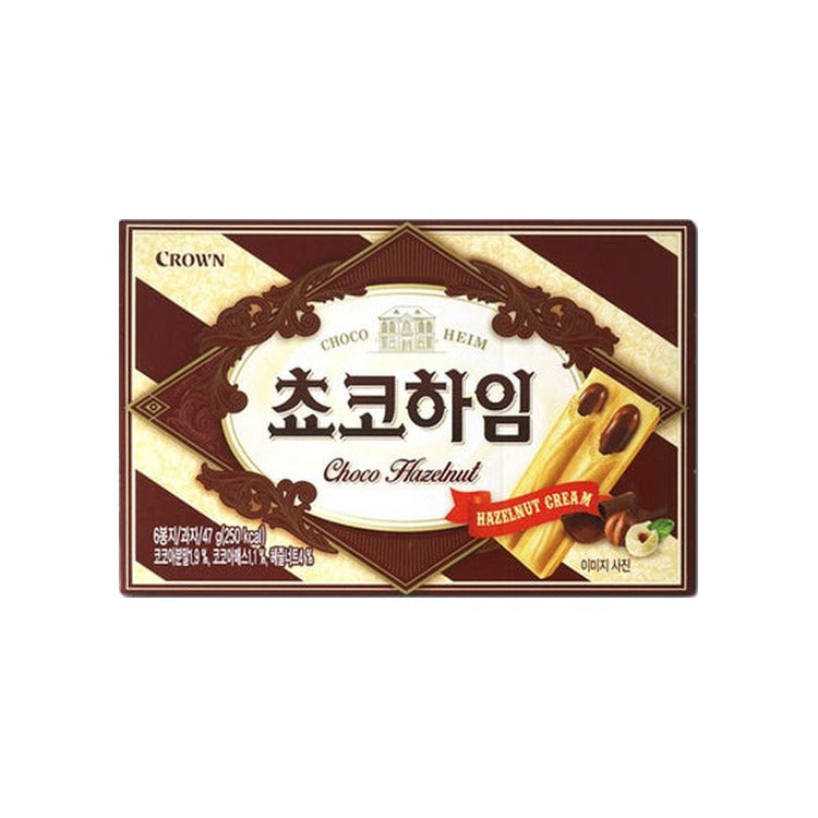 Crown Choco Heim Chocolade-hazelnootwafeltjes 47 g
