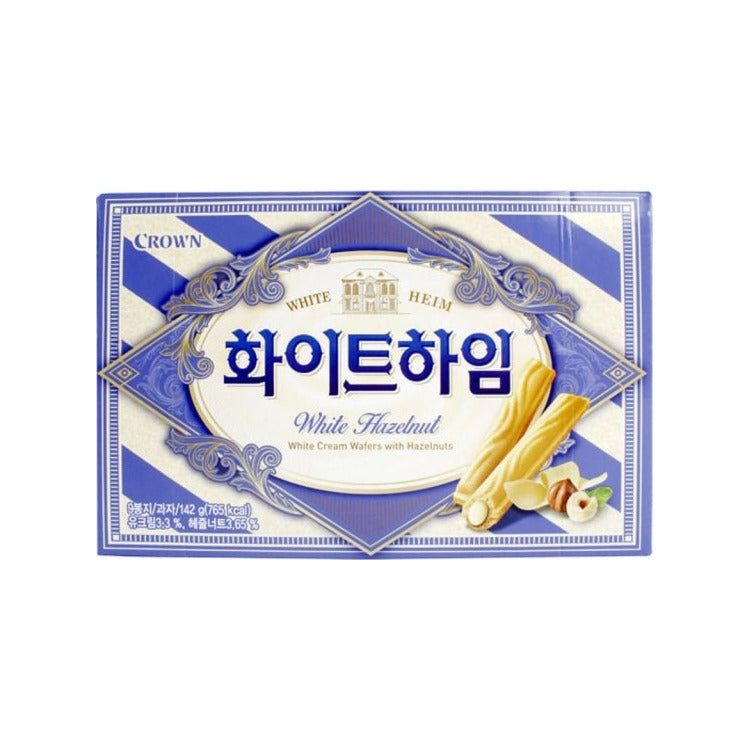 Crown White Heim Hazelnut Cream Wafers 47g