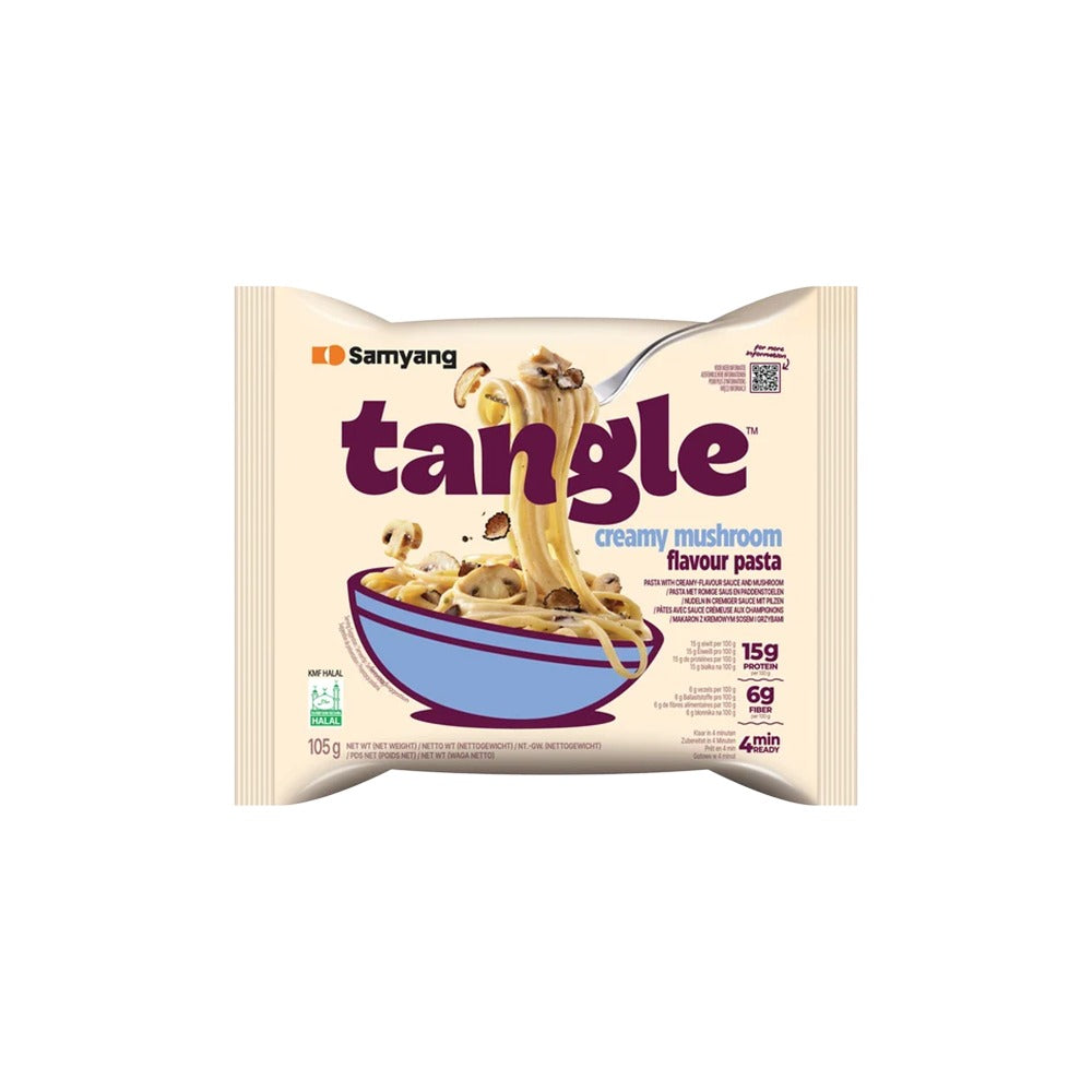 Samyang Tangle Creamy Mushroom Flat Noodles 105g