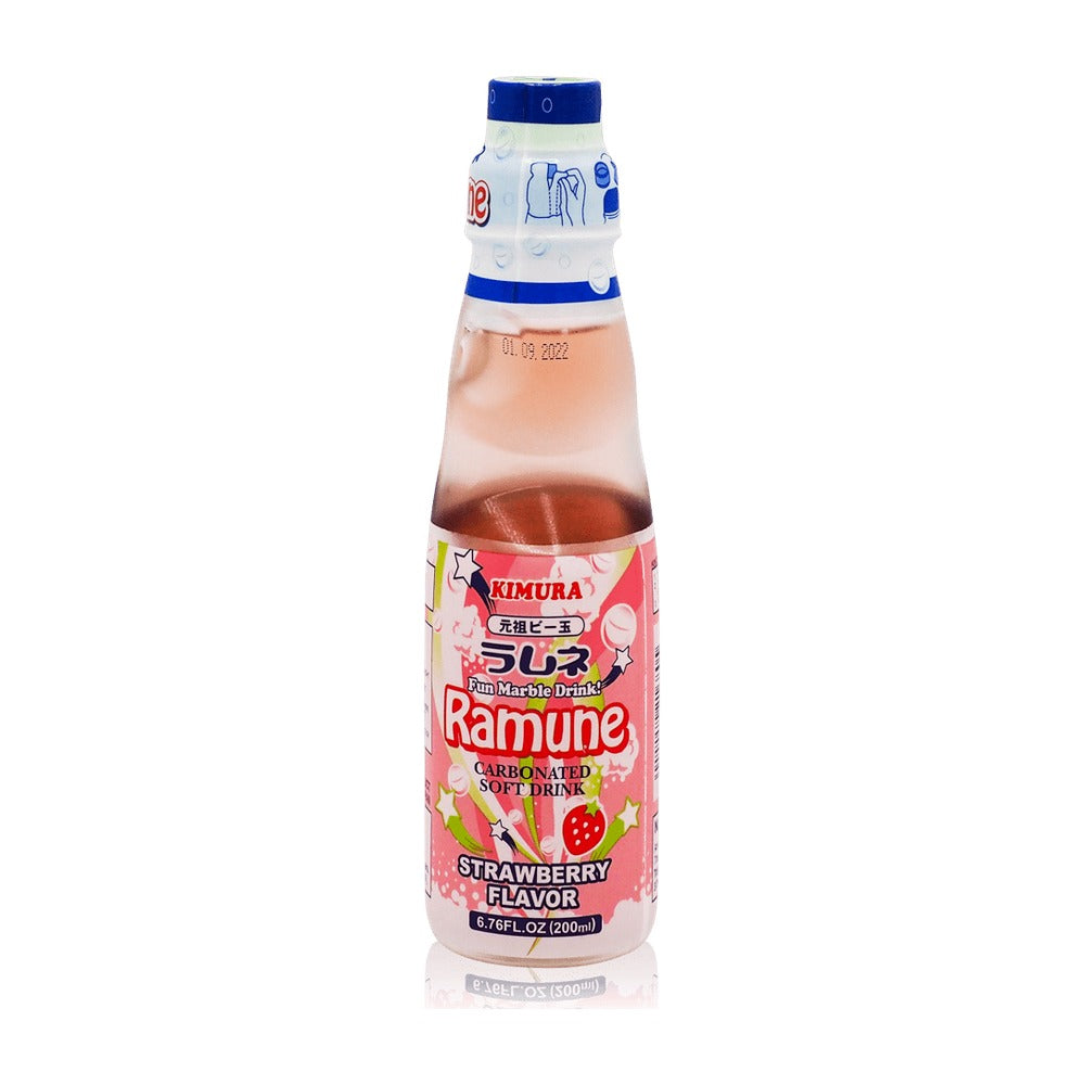 Ramune Aardbei 200 ml