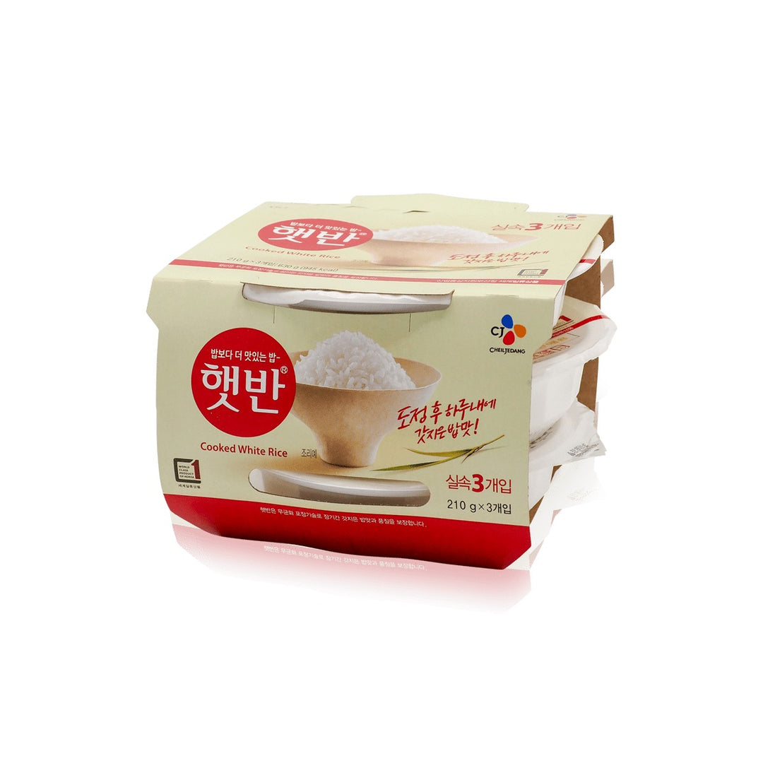 CJ Haetban Microwave White Rice 210g x3