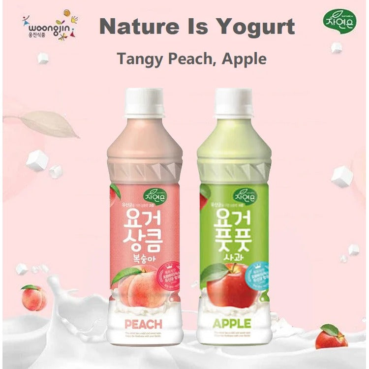 Woongjin Refreshing Yogurt Drink Peach 340ml