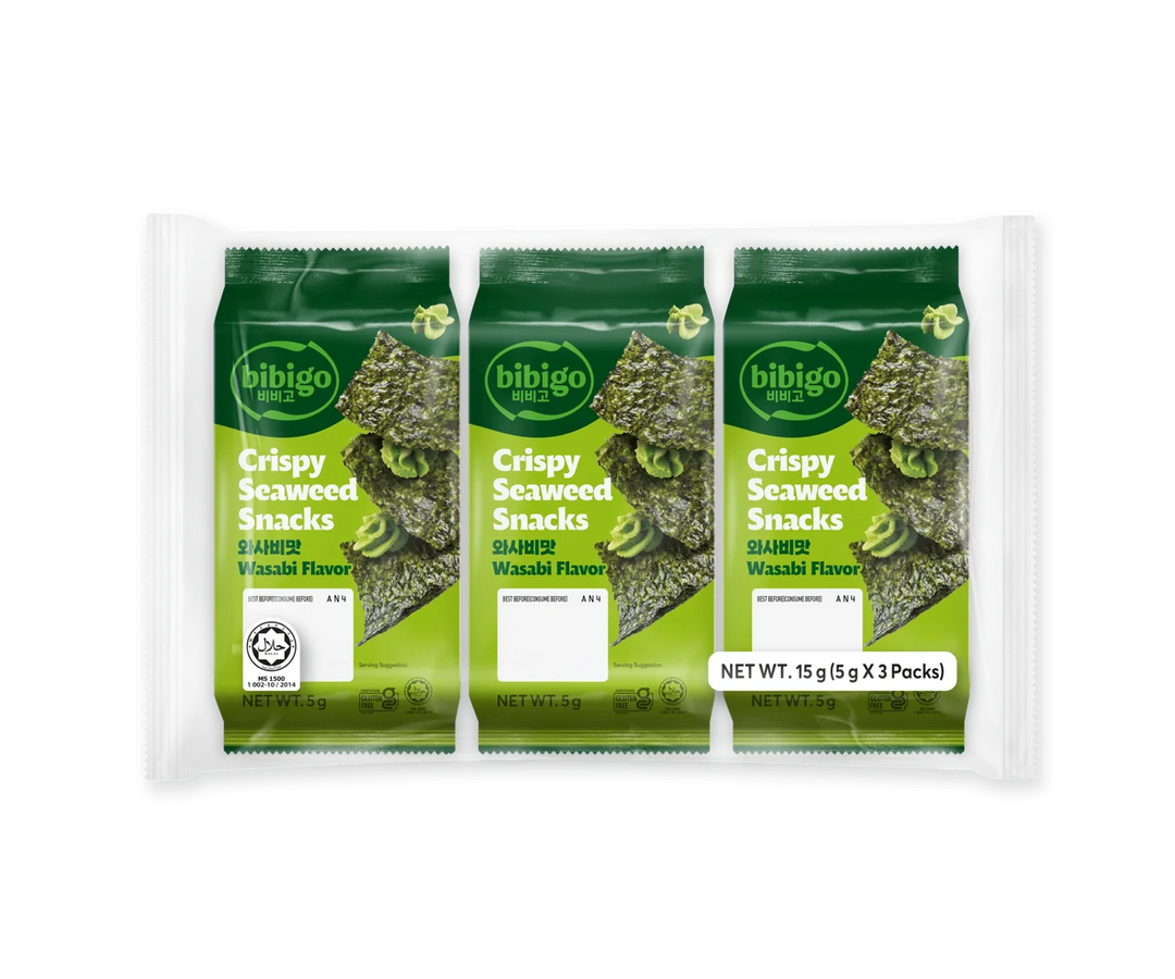 Crispy Seaweed Snack Wasabi 5G