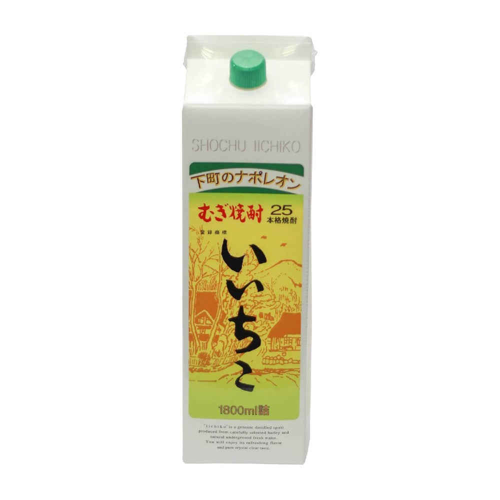 Syurui Mugi Shochu Iichiko-pakket Otsu Rui 1,8L