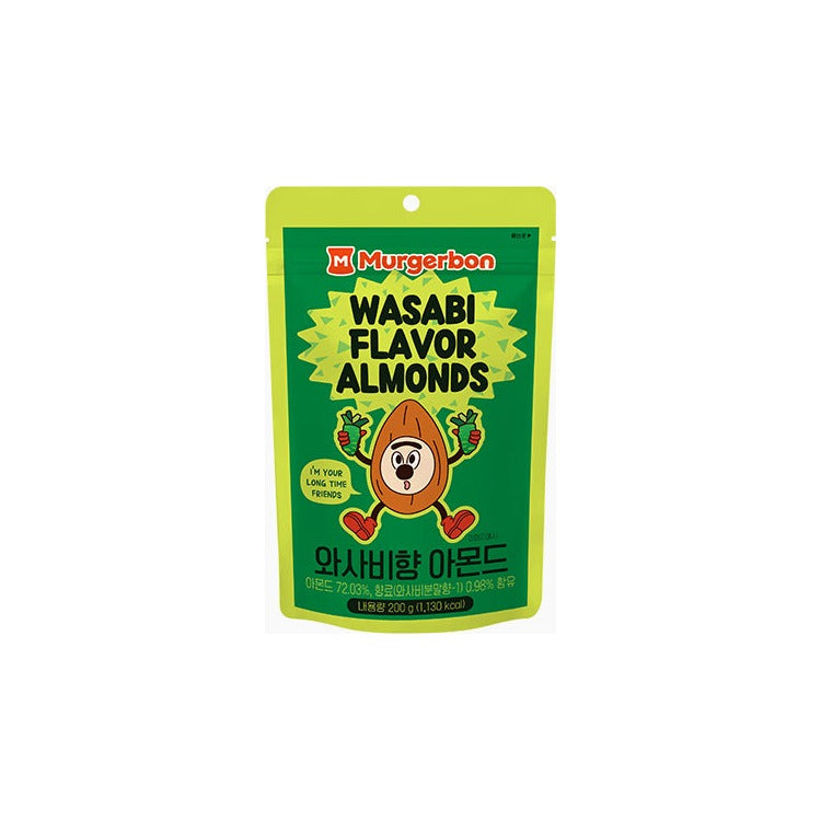 Murgerbon Wasabi Flavor Almonds 200g