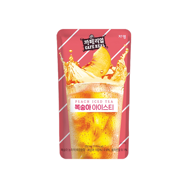 Cafe Real Peach Ice Tea 230ML