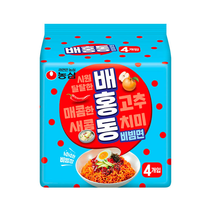 Nongshim Baehongdong Bibimmen Spicy Cold Noodles 137g x4