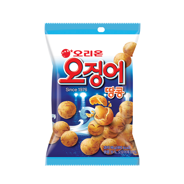 Orion Ojingeu Ttangkong Squid Peanut Snack 98g