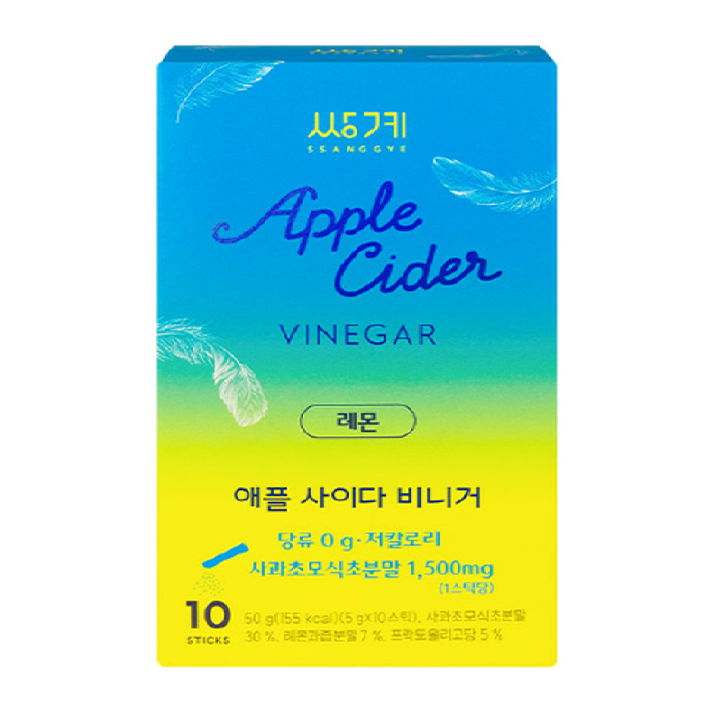 Ssanggye Apple Cider Vinegar Lemon Tea Sticks 10pcs 50g