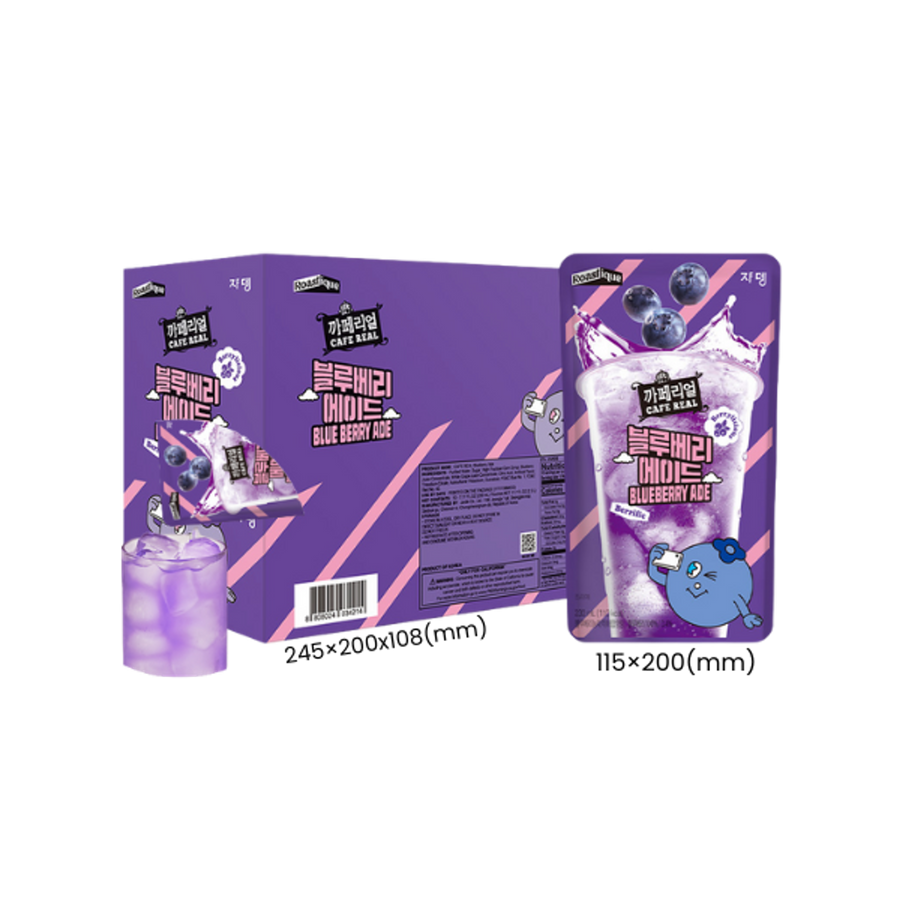 JARDIN Cafe Real Blueberry Ade Drink 230ml