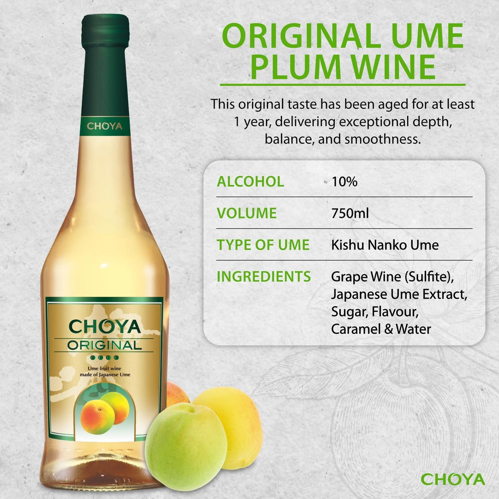 Choya Original Plum Wine 10% 750ml