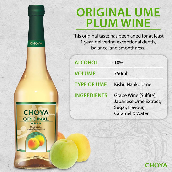 Choya Original Plum Wine 10% 750ml