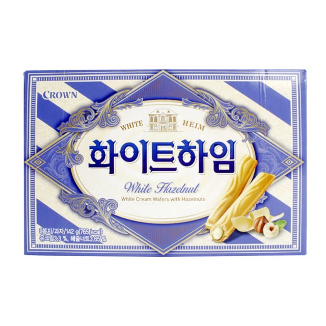 Crown White Heim Hazelnut Cream Wafers 47g