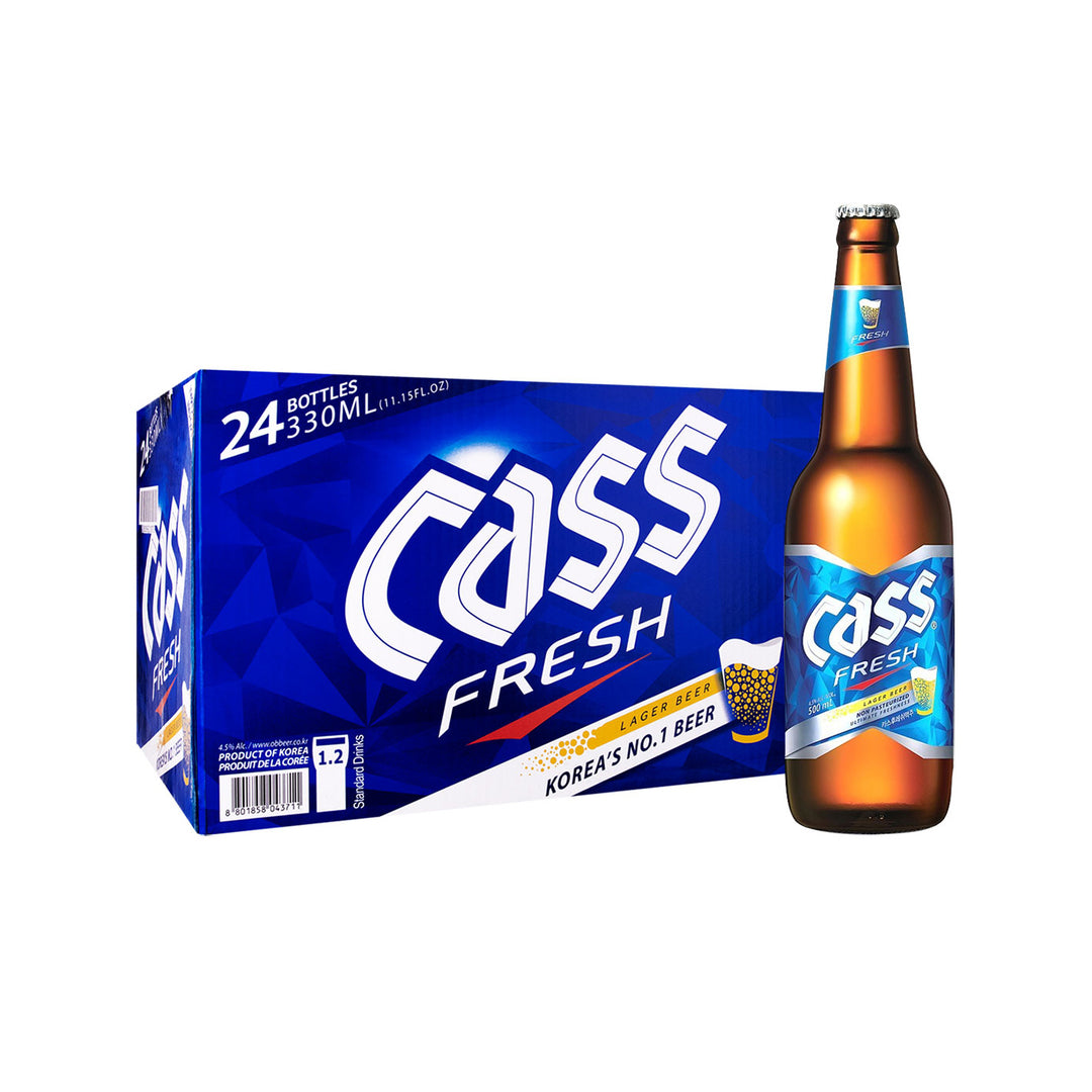 Cass Beer 330ML 4.5% (Box) 24PC