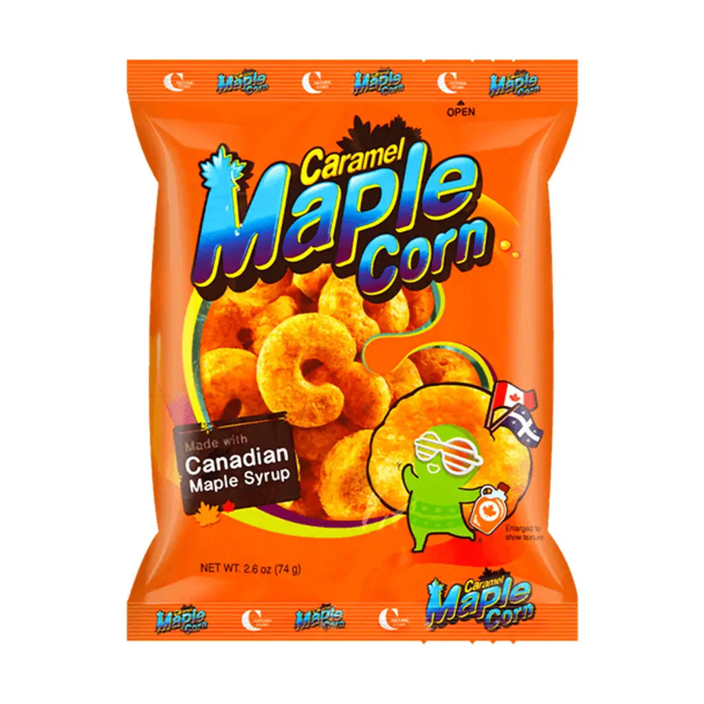 Crown Caramel Maple Corn Snack 74g