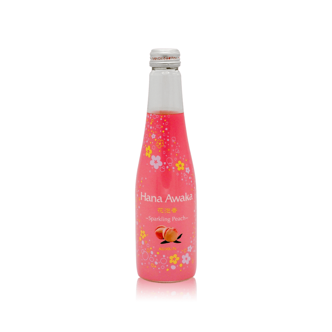 Hana Awaka Peach Sparkling Sake 250ML 7%